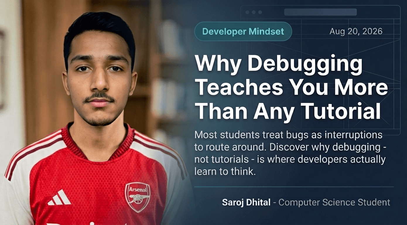 Why Debugging Teaches You More Than Any Tutorial