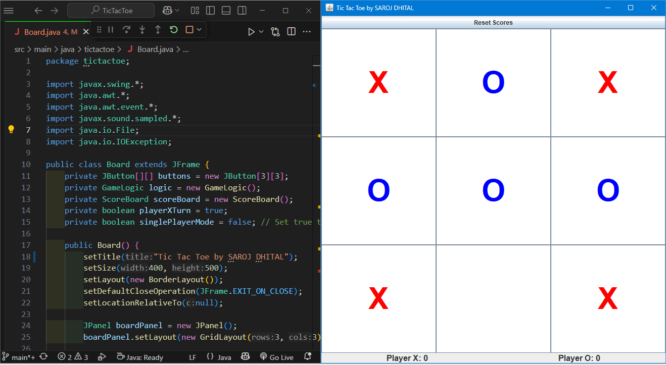 Tic Tac Toe Game